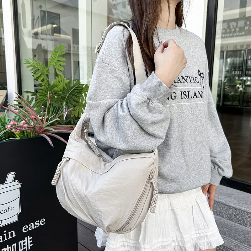 Yellow Japanese Style Crossbody Bag for Women