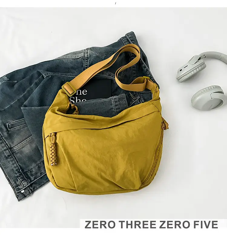 Yellow Japanese Style Crossbody Bag for Women — feature 30