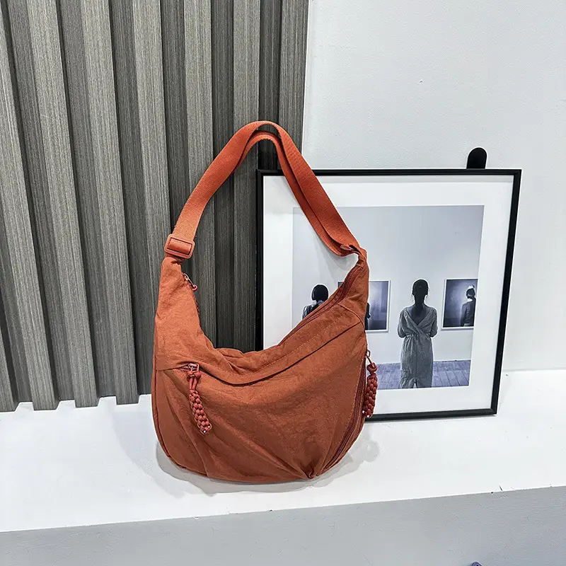 Yellow Japanese Style Crossbody Bag for Women