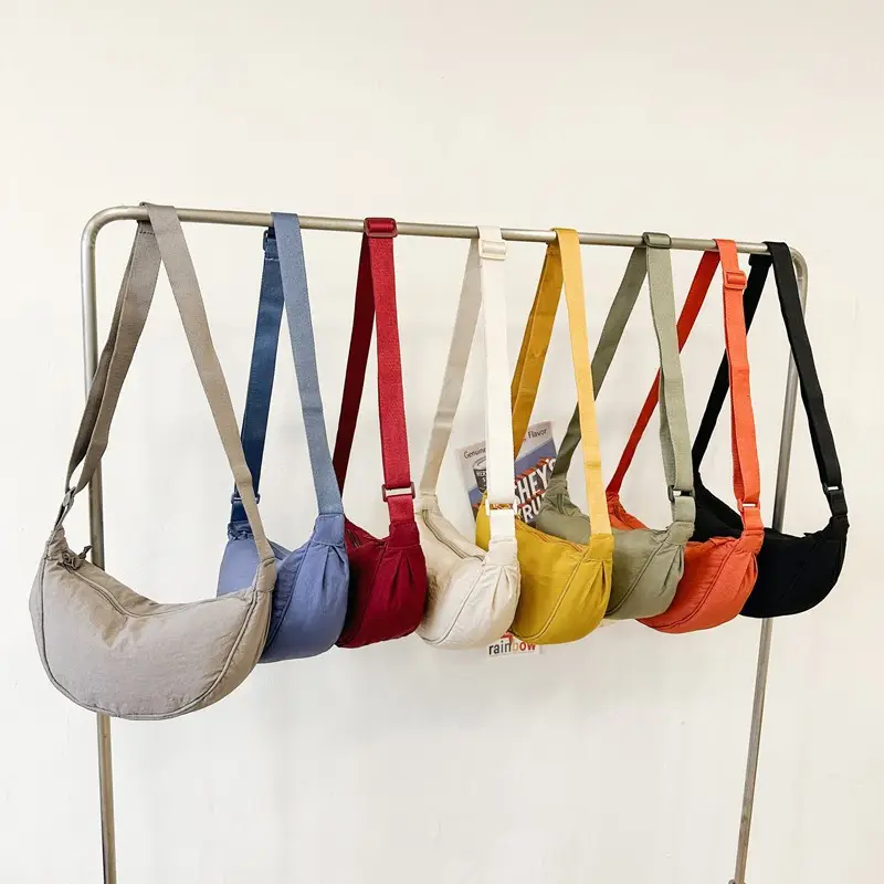 Lightweight Crossbody Bag for Women in Maroon - Image 10