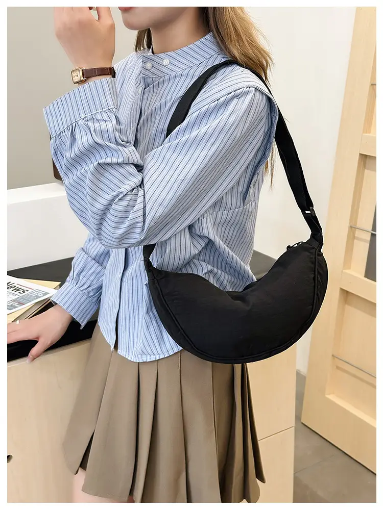 Lightweight Crossbody Bag for Women in Maroon — feature 12