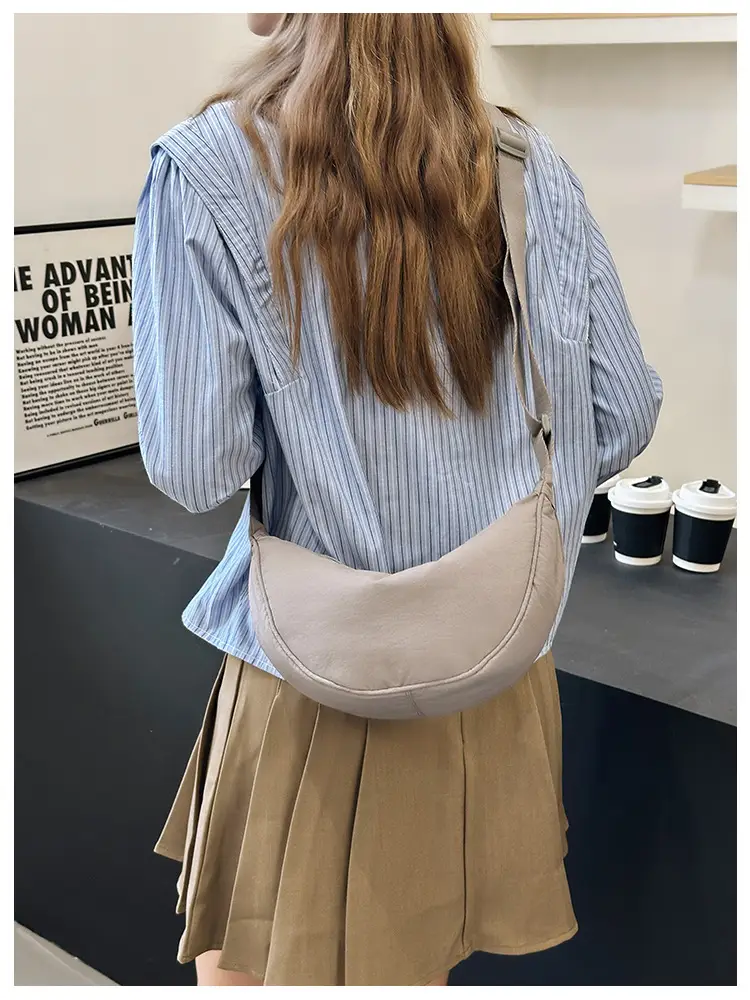 Lightweight Crossbody Bag for Women in Maroon — feature 18