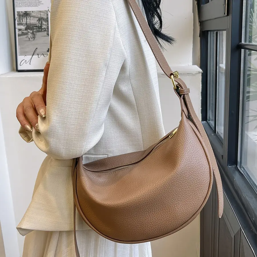 Black Crossbody Bag for Women with Long Strap