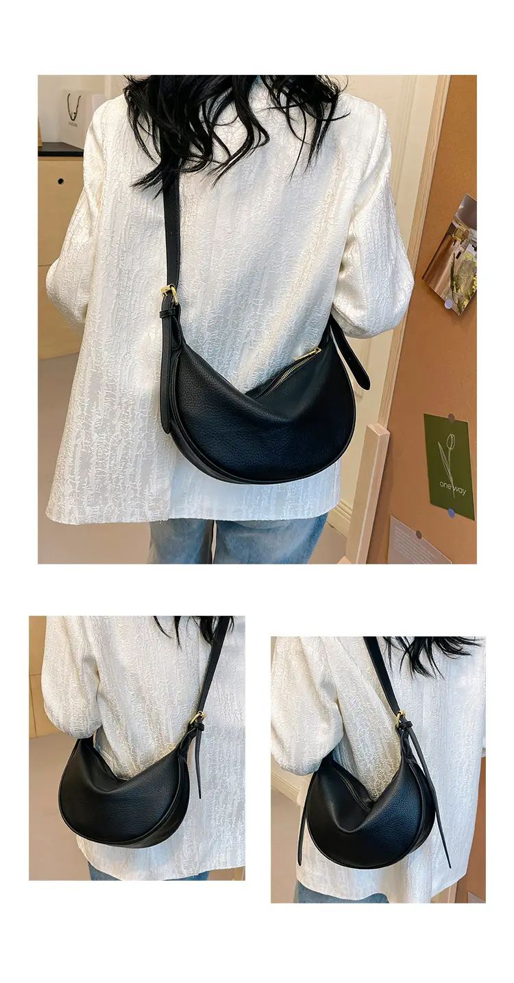 Black Crossbody Bag for Women with Long Strap — feature 19