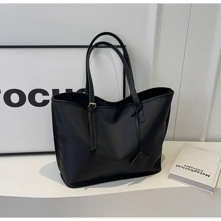 Women Large Capacity Nylon Tote Bag Brown — feature 20