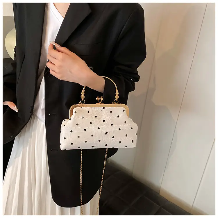 Women's Lace Plaid Shell Crossbody Bag 2024 — feature 12