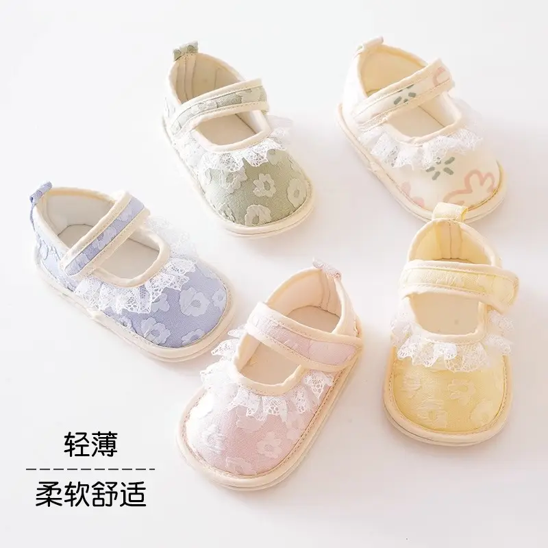 Summer Thin Baby Toddler Shoes Baby Floor Shoes Soft Sole Anti-drop Cute Cloth Shoes Princess Children Non-slip Breathable - Image 4