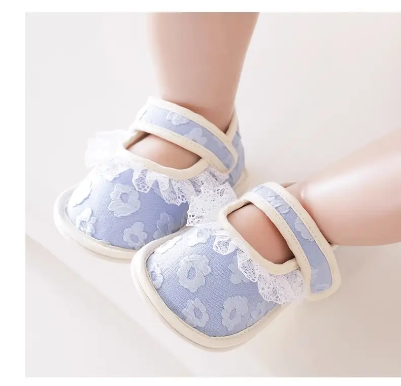 Summer Thin Baby Toddler Shoes Baby Floor Shoes Soft Sole Anti-drop Cute Cloth Shoes Princess Children Non-slip Breathable — feature 13