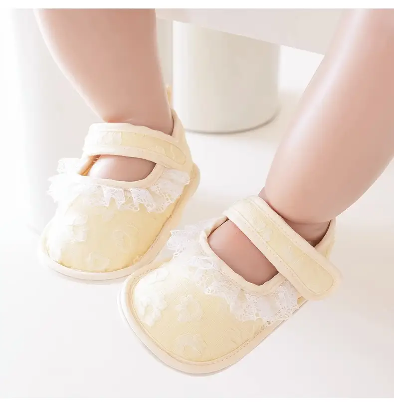 Summer Thin Baby Toddler Shoes Baby Floor Shoes Soft Sole Anti-drop Cute Cloth Shoes Princess Children Non-slip Breathable — feature 15