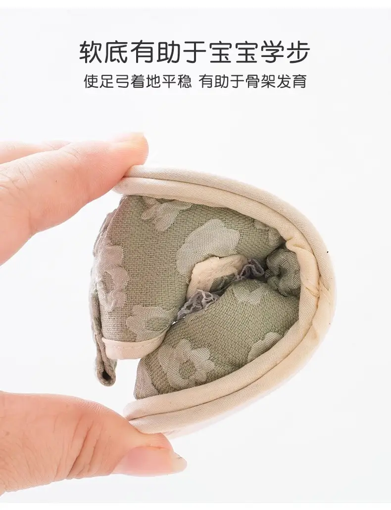 Summer Thin Baby Toddler Shoes Baby Floor Shoes Soft Sole Anti-drop Cute Cloth Shoes Princess Children Non-slip Breathable — feature 7