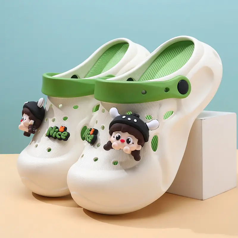 Summer Outer Wearing Eva Hole Shoes Women's New Thick Sole Deodorant Cute Girl's Slippers Heightened Diy Sandals - Image 7