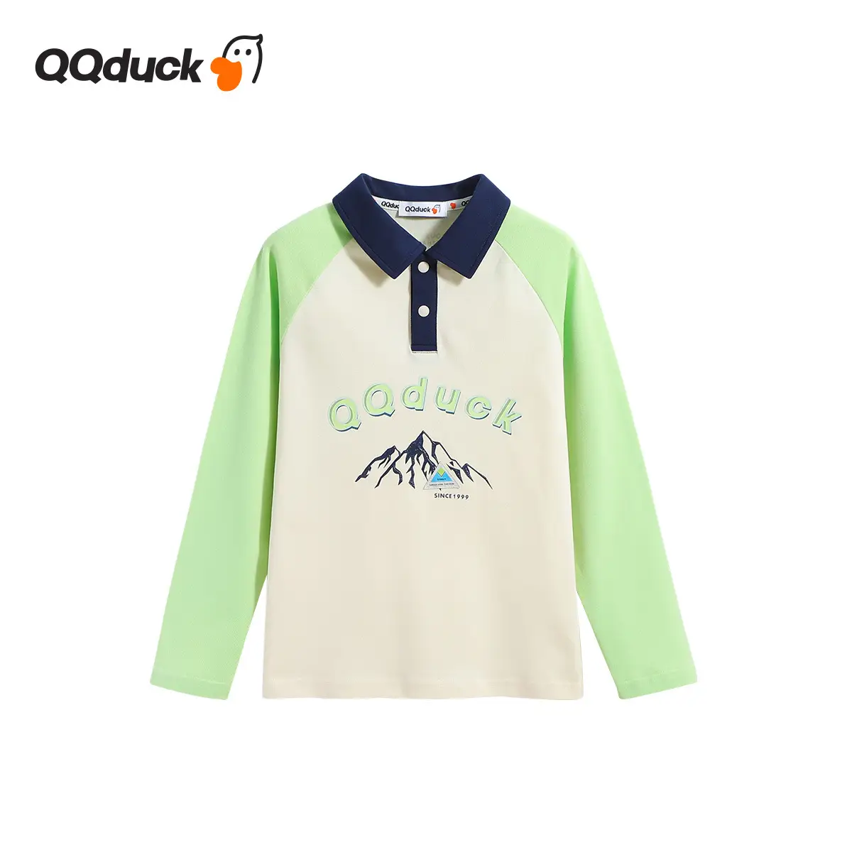 QQduck Boys Polo Shirt Long Sleeve Cotton T-Shirt - Image 2