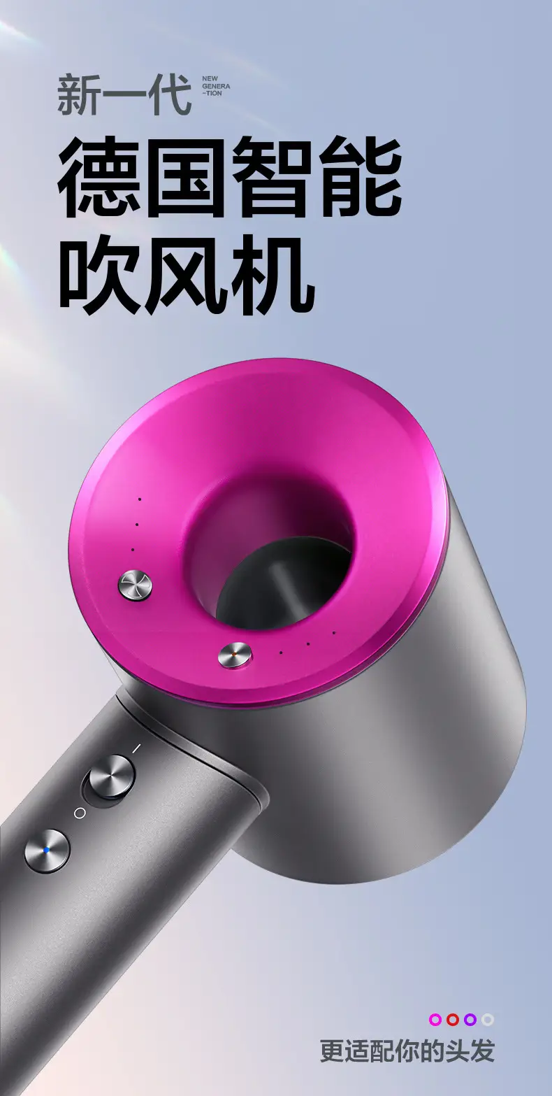 High Speed Negative Ion Hair Dryer for Quick Drying — feature 2