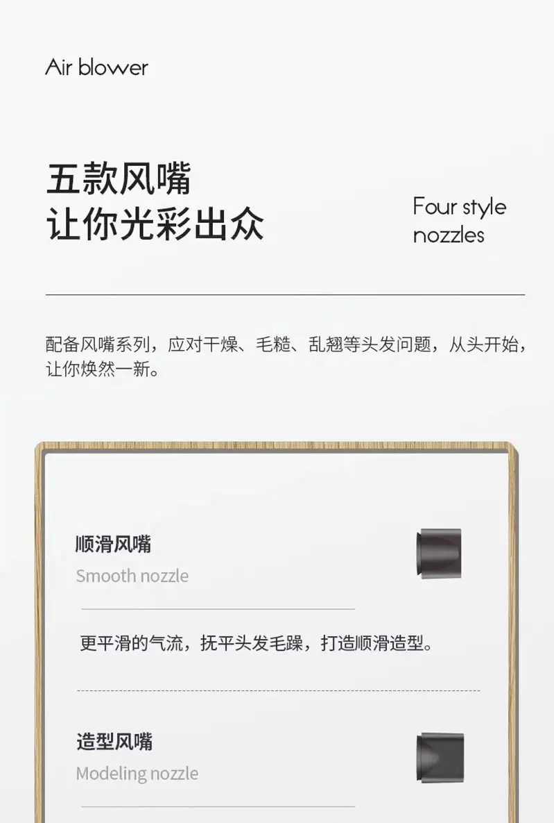 High Speed Negative Ion Hair Dryer for Quick Drying — feature 32