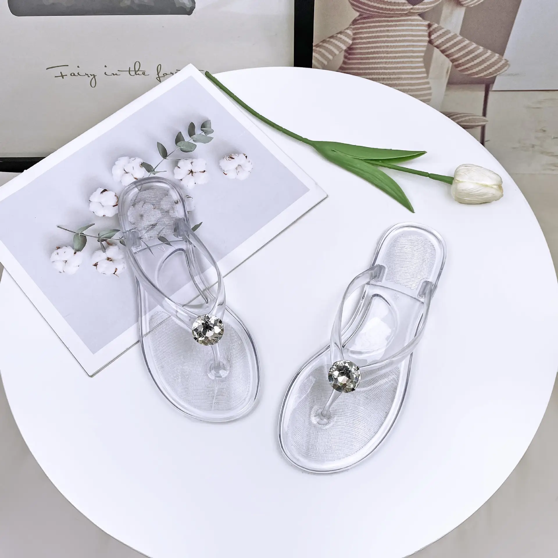 Transparent PVC Jelly Flip Flops Amazon Aliexpress — feature 4