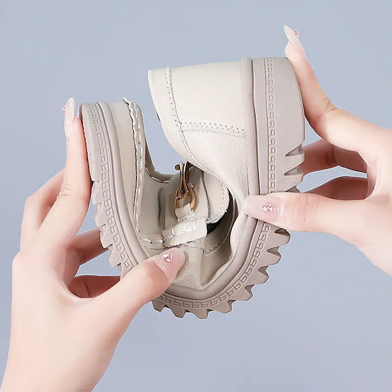 Bean Shoes Women's 2024 Spring New Soft-soled Casual Single-layer Shoes All-match Korean-style Bean Shoes Lazy Wedge Shoes for Moms - Image 7