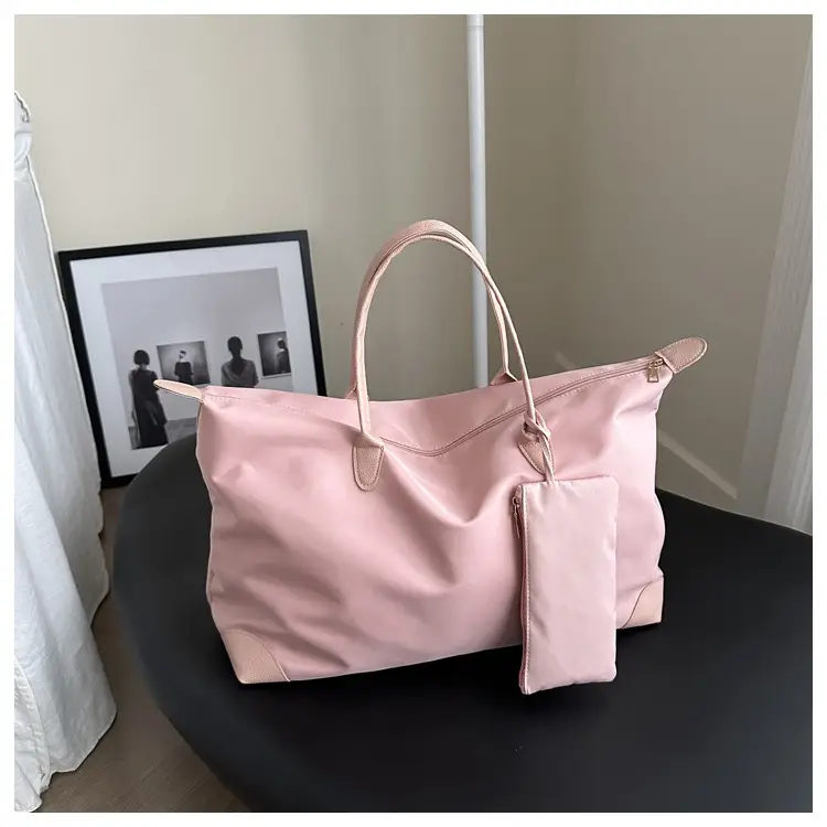 2024 Pink Waterproof Oxford Tote Bag Set - Image 6