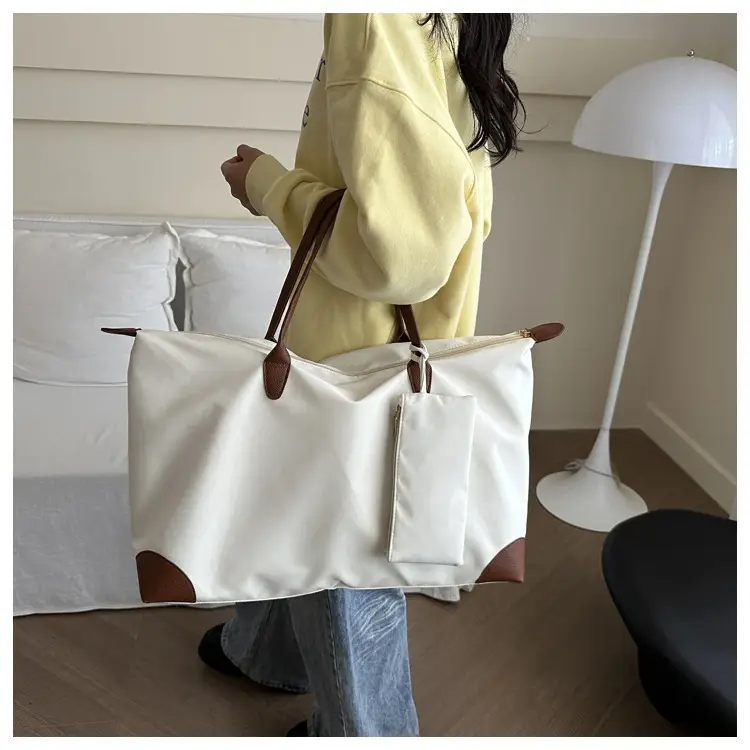 2024 Pink Waterproof Oxford Tote Bag Set - Image 8