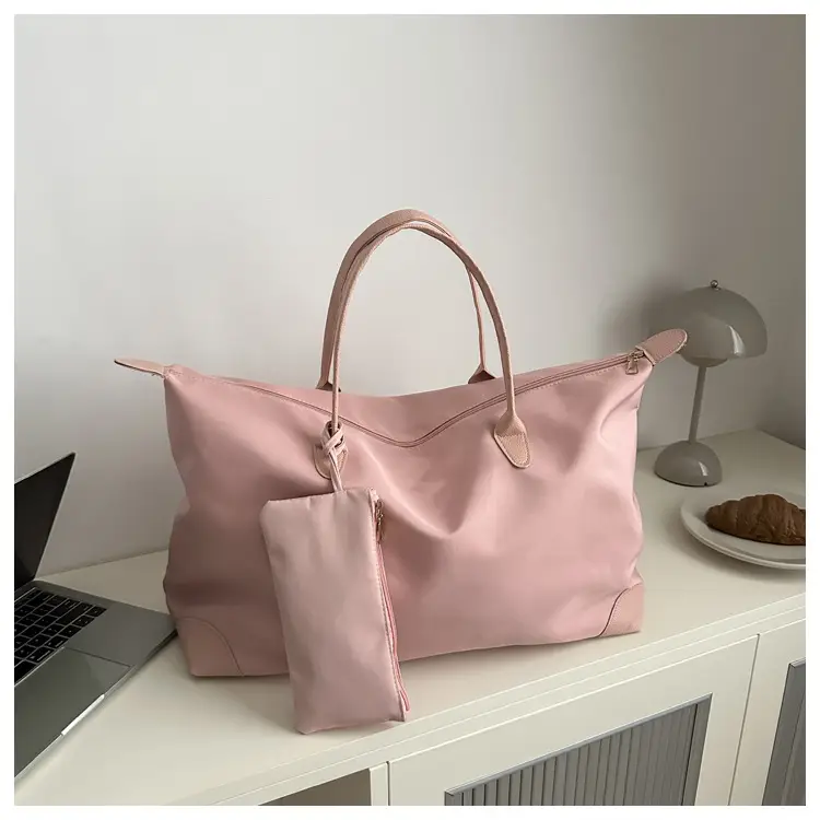2024 Pink Waterproof Oxford Tote Bag Set - Image 3
