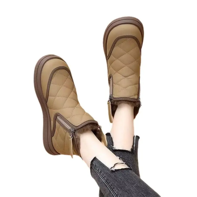 Women's Fleece Lined Snow Boots Northeast Winter Warm Waterproof - Image 5