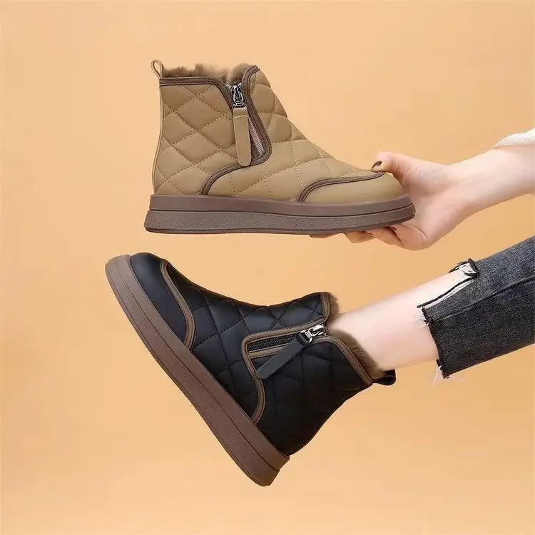 Women's Fleece Lined Snow Boots Northeast Winter Warm Waterproof — feature 11