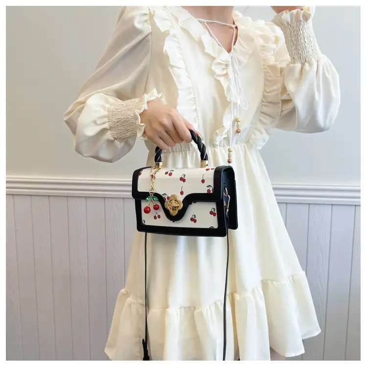 Cute Cherry Print Shoulder Crossbody Bag for Women — feature 18