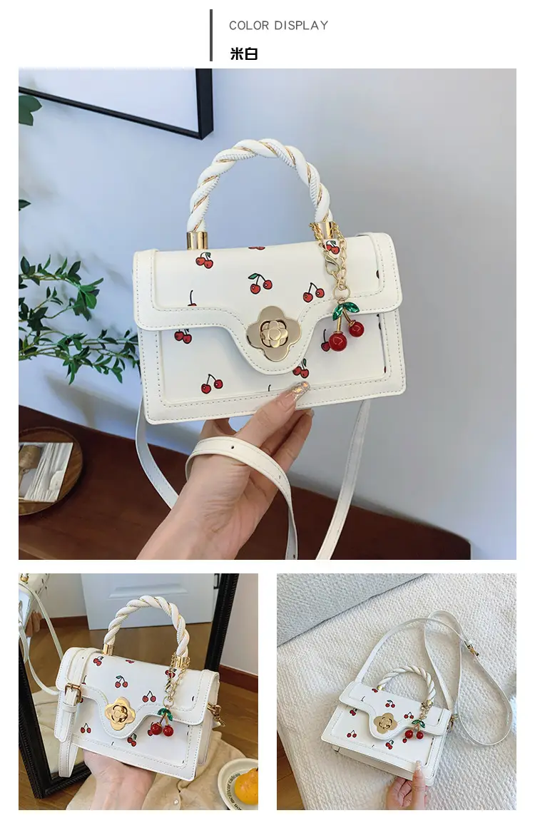 Cute Cherry Print Shoulder Crossbody Bag for Women — feature 23