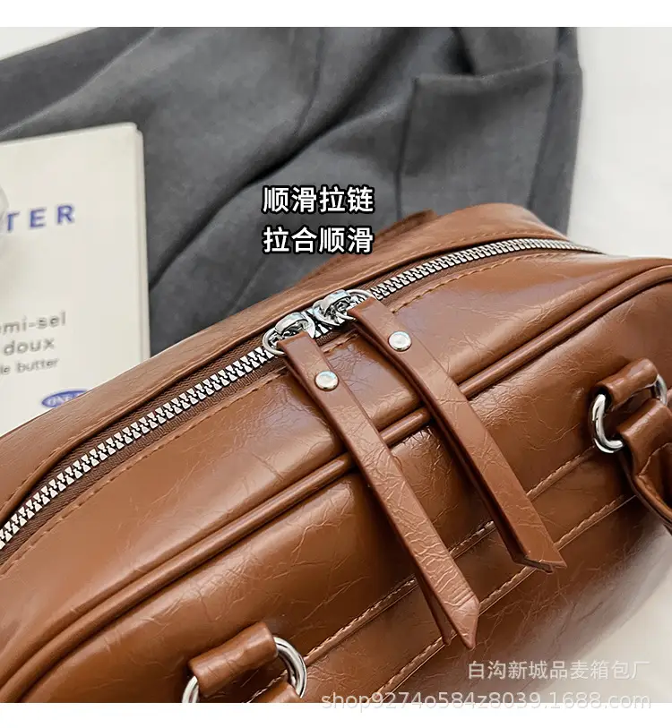 Retro Brown Shoulder Bag for Women 2026 — feature 5