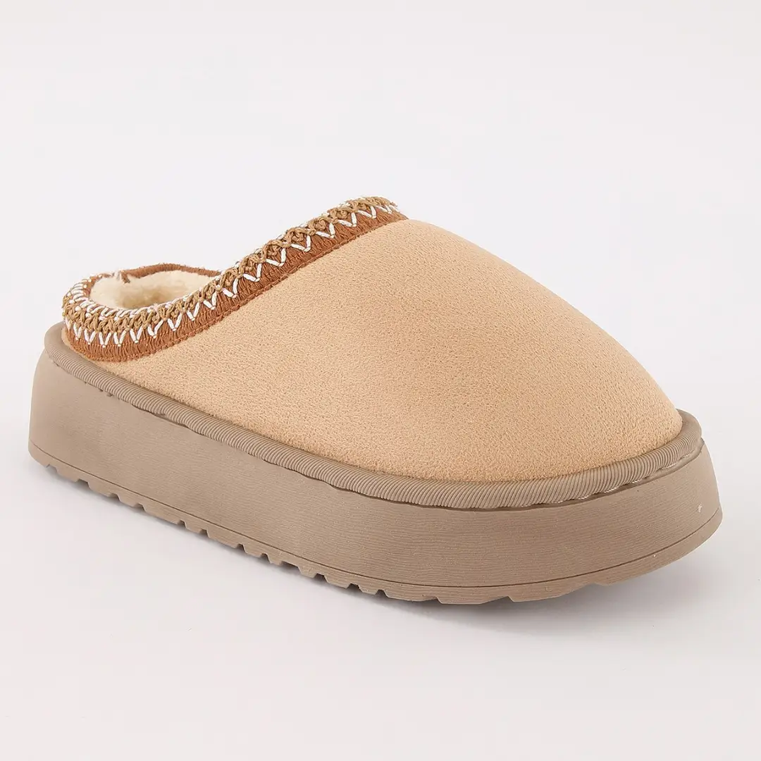 2024 Cross-border Explosions Autumn and Winter Home 4.0 Thick Slippers Women's Indoor Outdoor Thick Bottom Warm Cotton Slippers