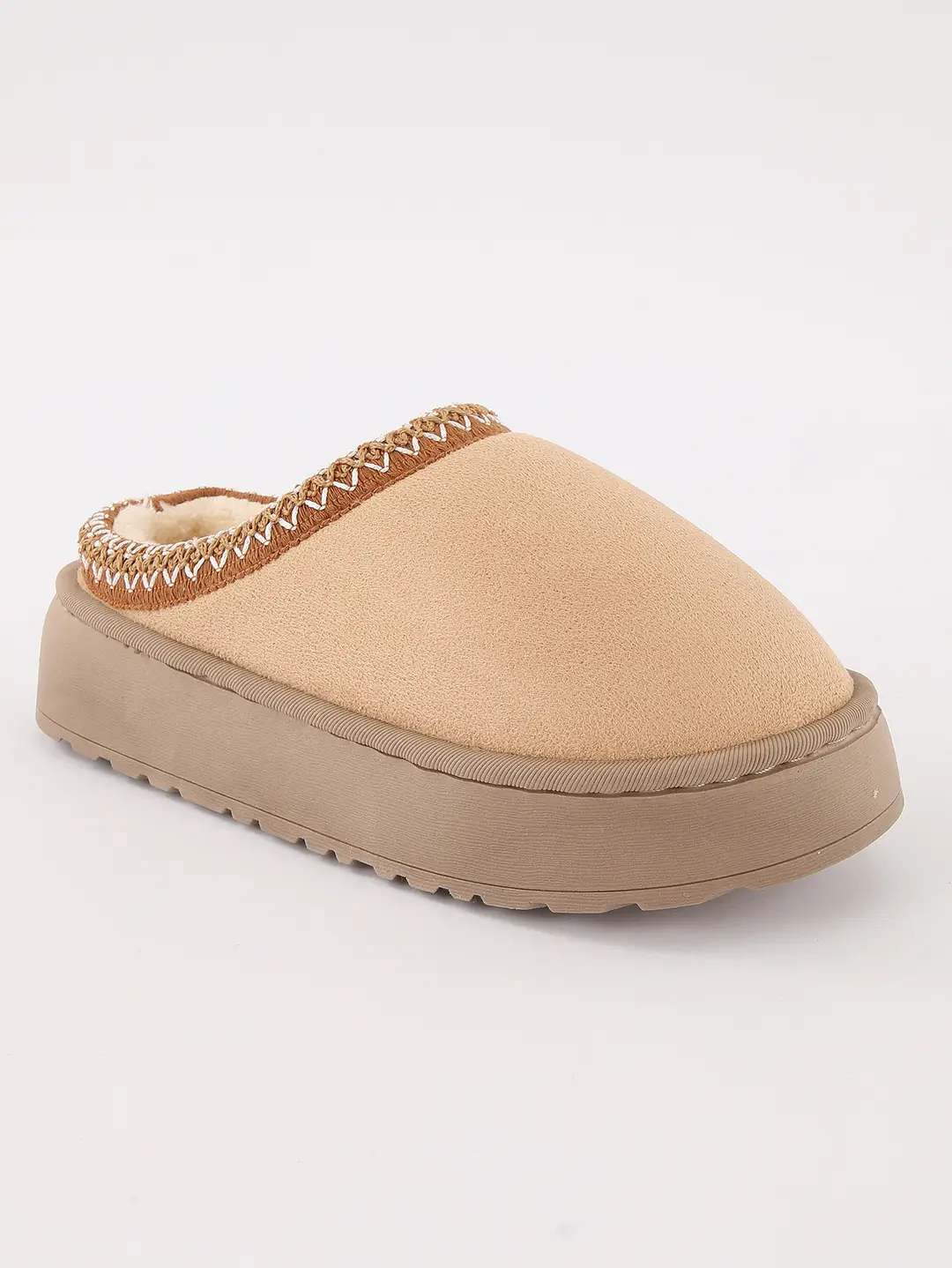 2024 Cross-border Explosions Autumn and Winter Home 4.0 Thick Slippers Women's Indoor Outdoor Thick Bottom Warm Cotton Slippers — feature 1