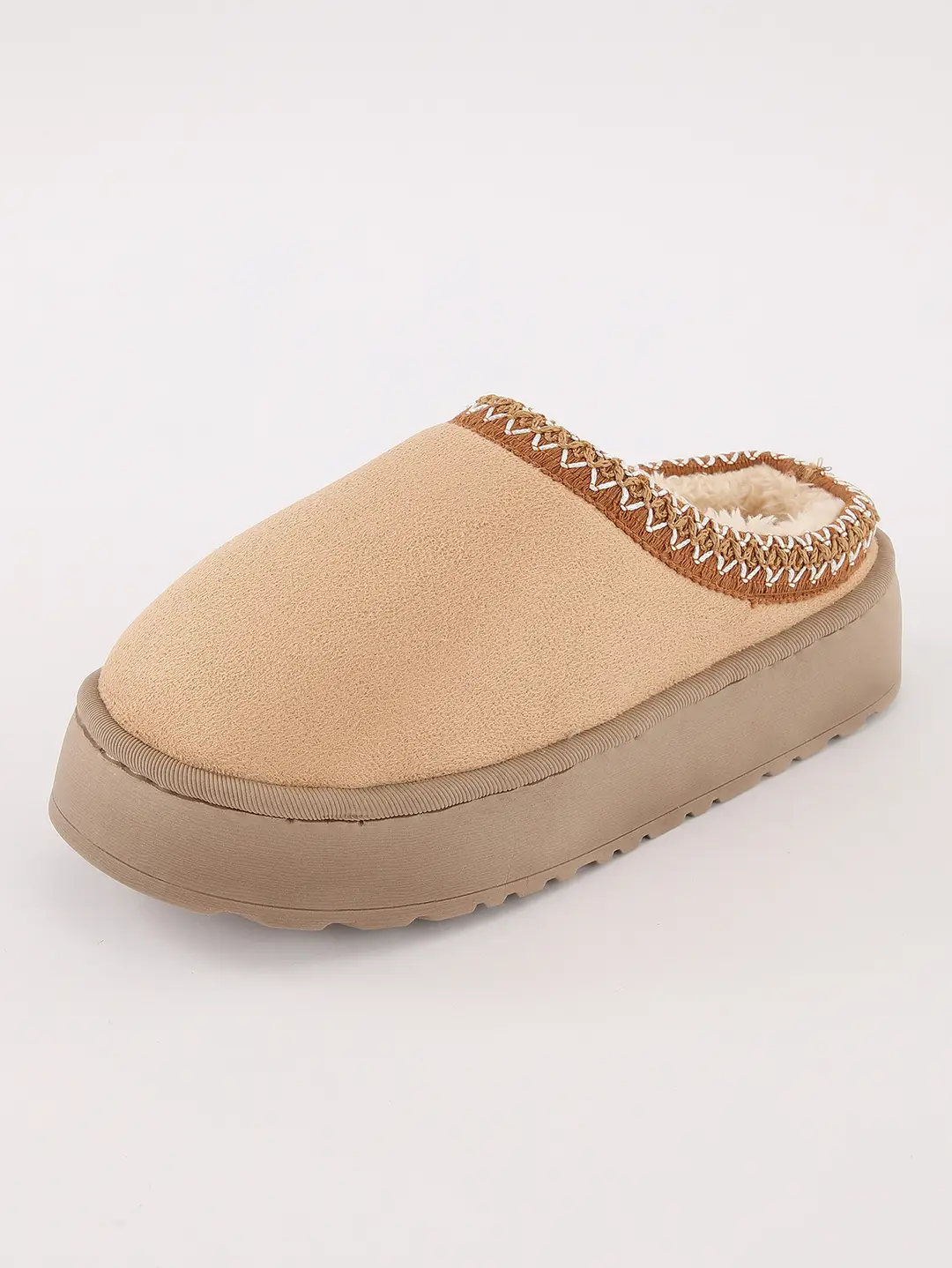 2024 Cross-border Explosions Autumn and Winter Home 4.0 Thick Slippers Women's Indoor Outdoor Thick Bottom Warm Cotton Slippers — feature 3