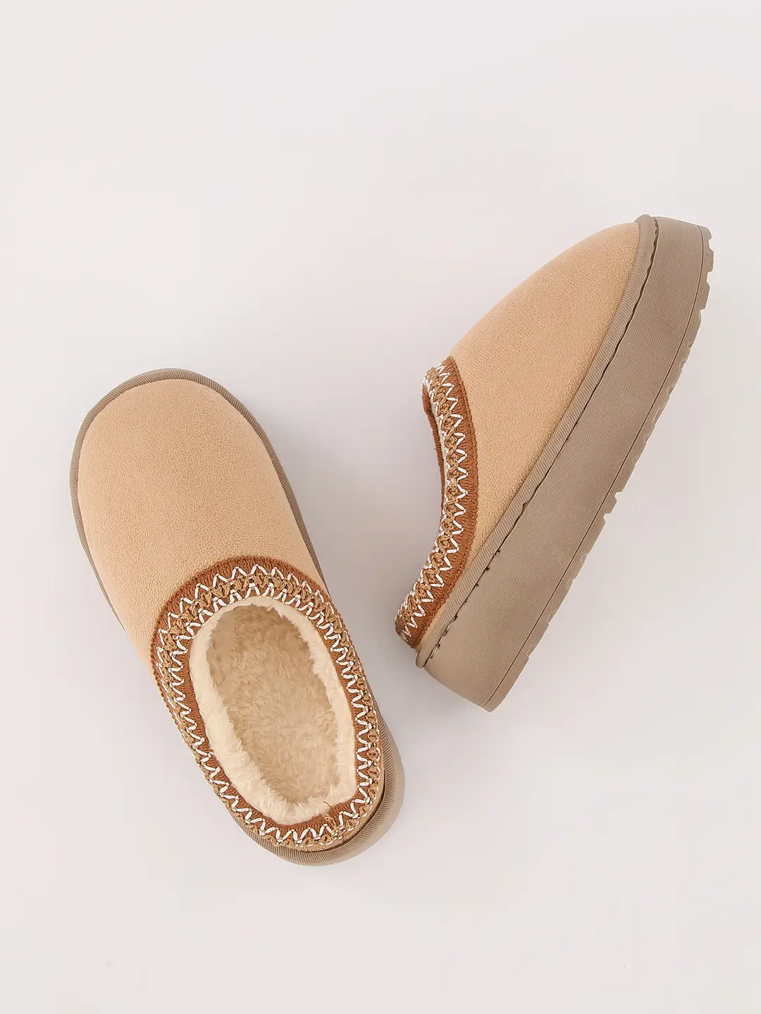 2024 Cross-border Explosions Autumn and Winter Home 4.0 Thick Slippers Women's Indoor Outdoor Thick Bottom Warm Cotton Slippers — feature 6