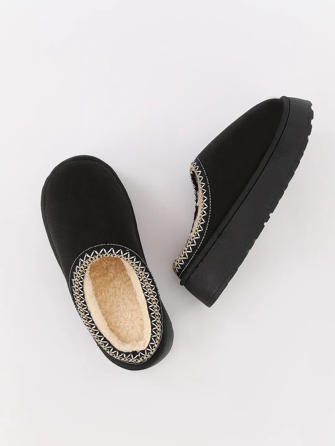 2024 Cross-border Explosions Autumn and Winter Home 4.0 Thick Slippers Women's Indoor Outdoor Thick Bottom Warm Cotton Slippers — feature 8