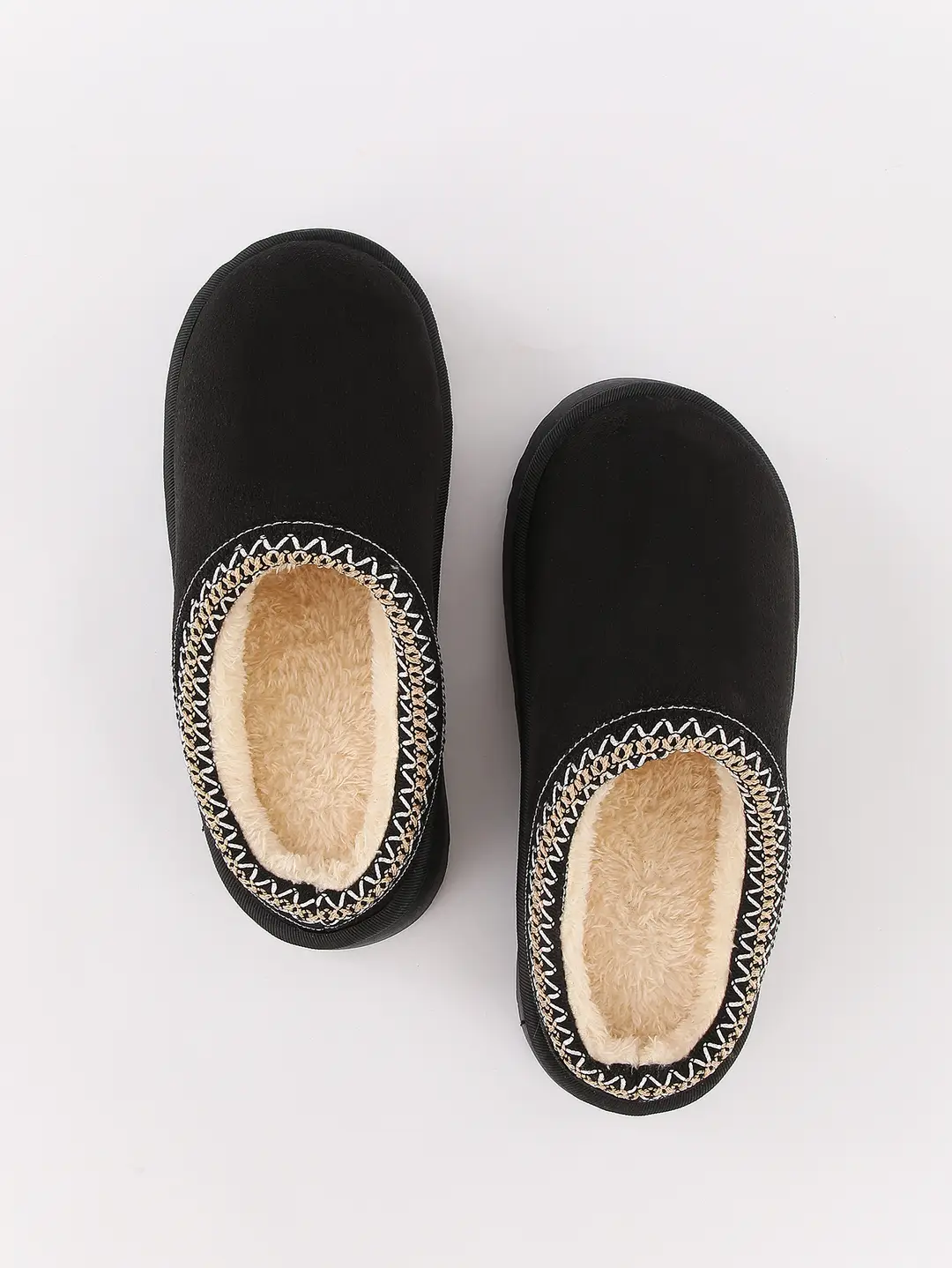 2024 Cross-border Explosions Autumn and Winter Home 4.0 Thick Slippers Women's Indoor Outdoor Thick Bottom Warm Cotton Slippers — feature 9