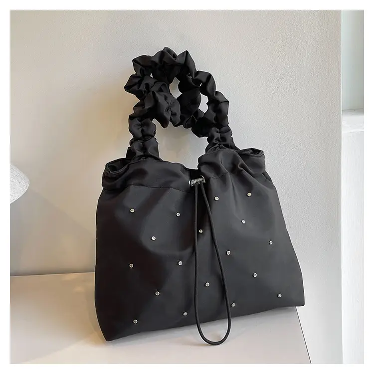 Black Ruffled Shoulder Bag for Women 2025 — feature 18