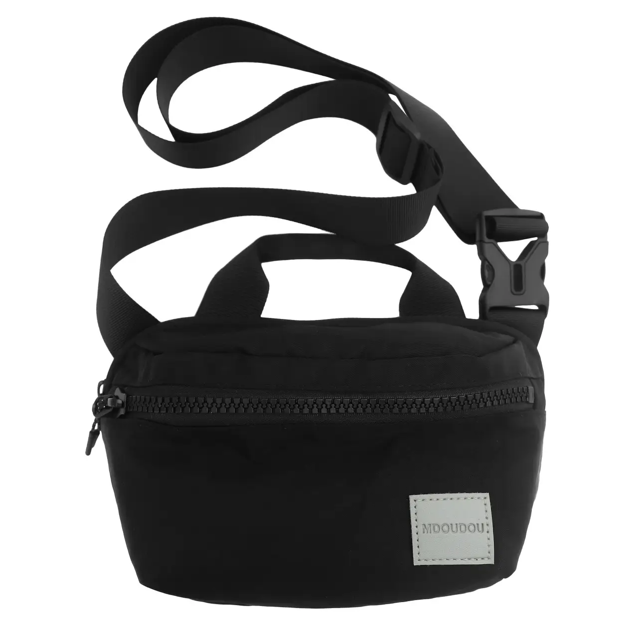Men's Navy Blue High-End Crossbody Bag with Zipper Closure - Image 10