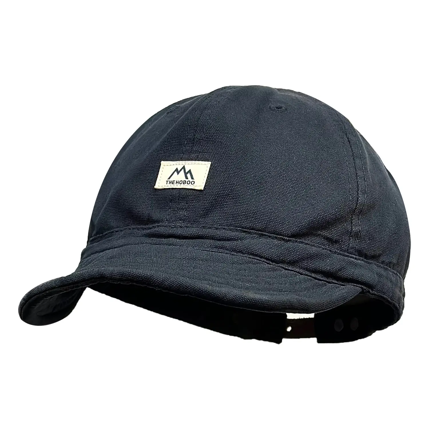 Men's Navy Blue Short-Brimmed Cap with Logo - Image 9