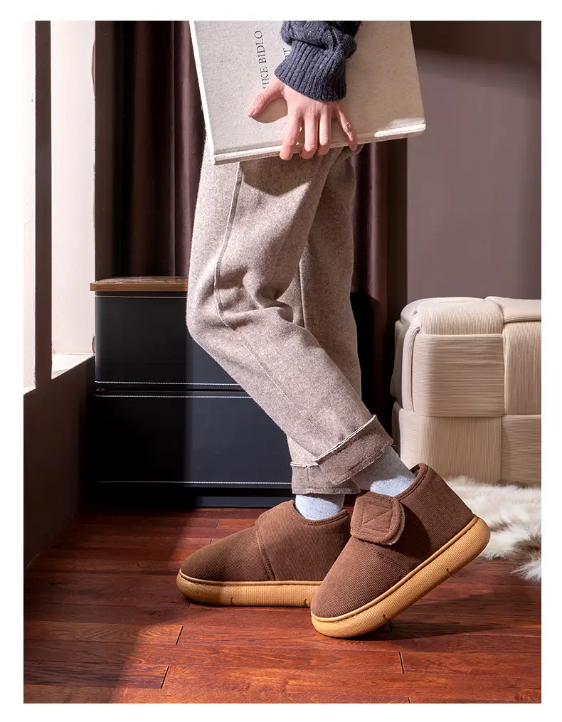 2026 New Style Cotton Slippers for Women, Autumn and Winter, Anti-Slip, Plush, Warm, Thick-Soled, Indoor Home Cotton Shoes for the Elderly, Suitable for Outdoor Wear — feature 16