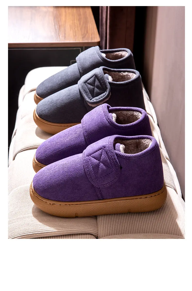 2026 New Style Cotton Slippers for Women, Autumn and Winter, Anti-Slip, Plush, Warm, Thick-Soled, Indoor Home Cotton Shoes for the Elderly, Suitable for Outdoor Wear — feature 18