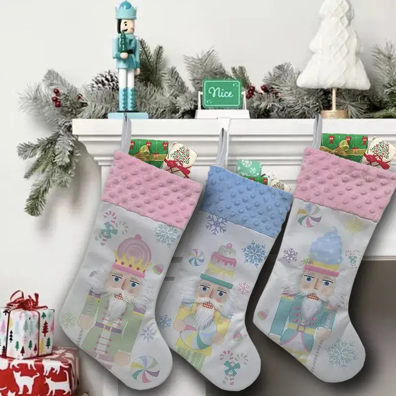 Christmas Stocking with Nutcracker Design - Image 8
