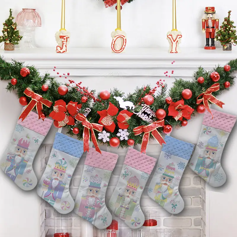 Christmas Stocking with Nutcracker Design — feature 1