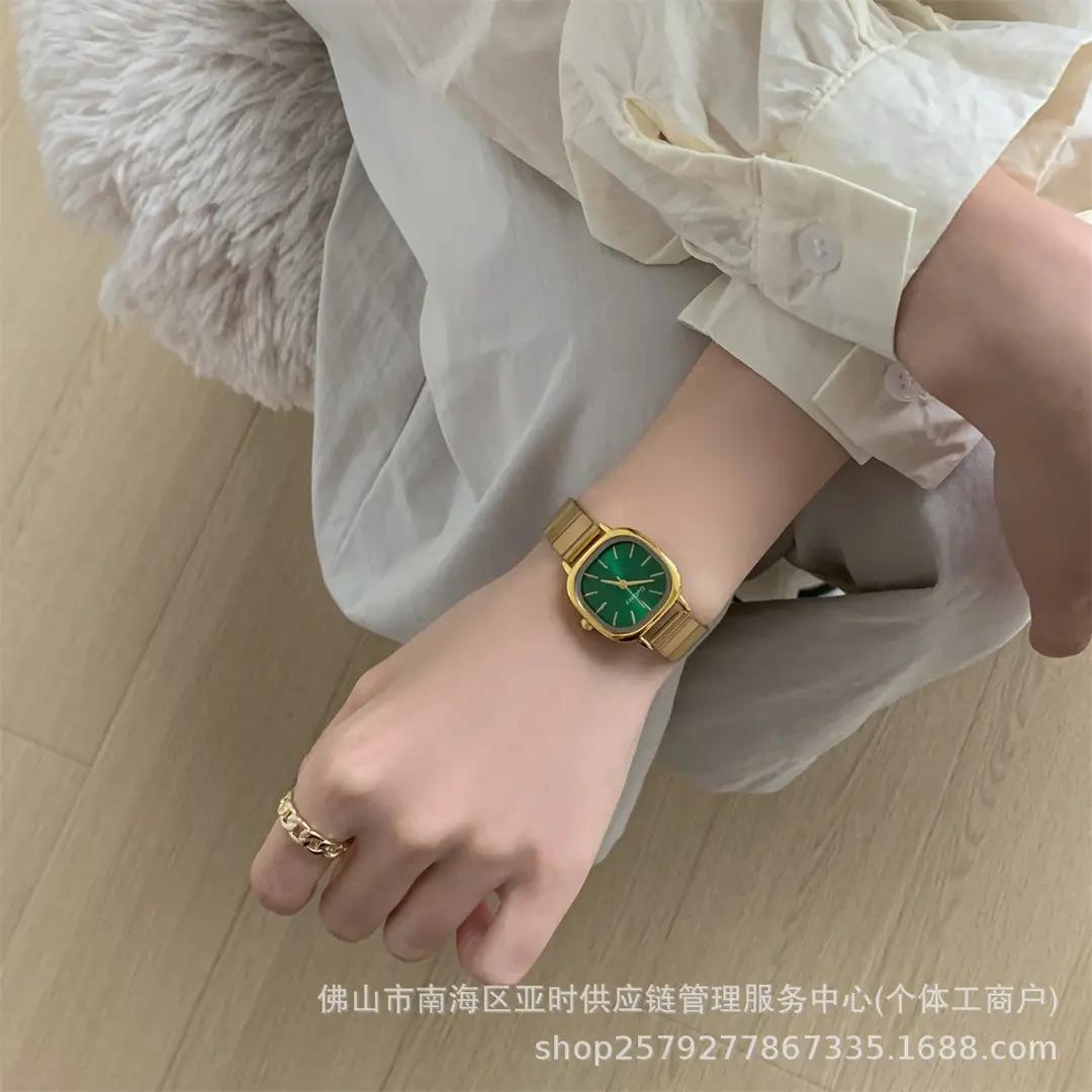 Cross-border hot chain watch female students simple temperament casual folding buckle female watch quartz watch manufacturers wholesale — feature 28