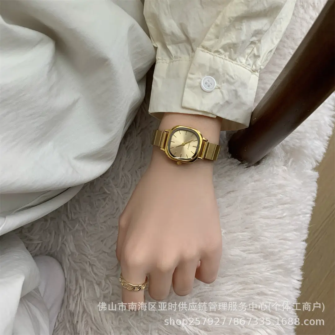 Cross-border hot chain watch female students simple temperament casual folding buckle female watch quartz watch manufacturers wholesale — feature 31