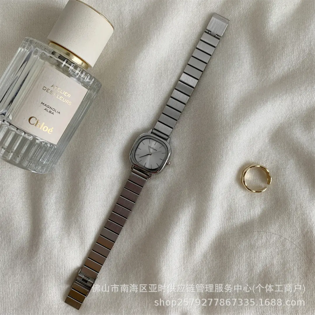 Cross-border hot chain watch female students simple temperament casual folding buckle female watch quartz watch manufacturers wholesale — feature 8
