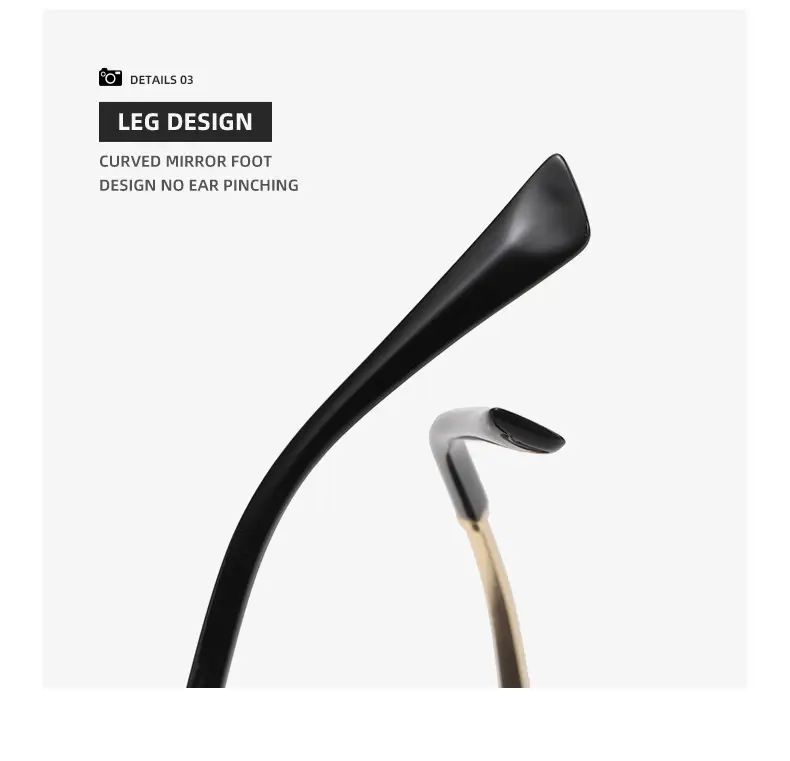 New Y2K Miaojia Rimless Sunglasses Brown Curved — feature 24