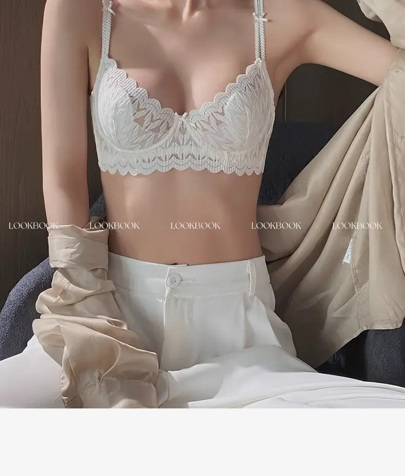 French Lace Rabbit Ear Underwear Women Large Chest — feature 25