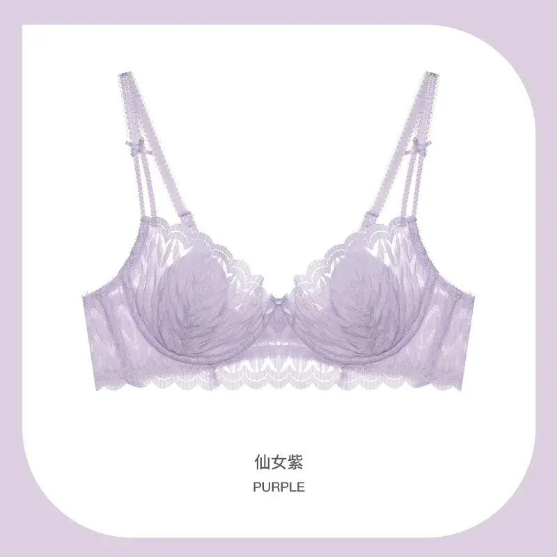French Lace Rabbit Ear Underwear Women Large Chest - Image 3