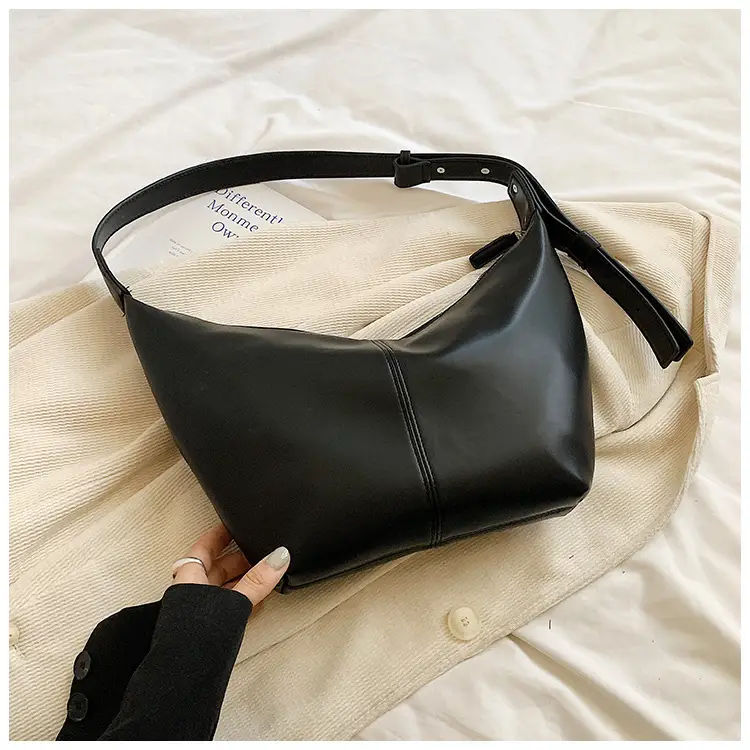 Korean Style Lazy Style Shoulder Bag Large Capacity Tan — feature 16