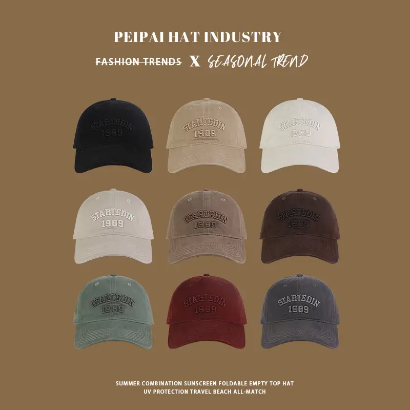 Women's 2024 Baseball Cap Small American Retro Embroidered - Image 7