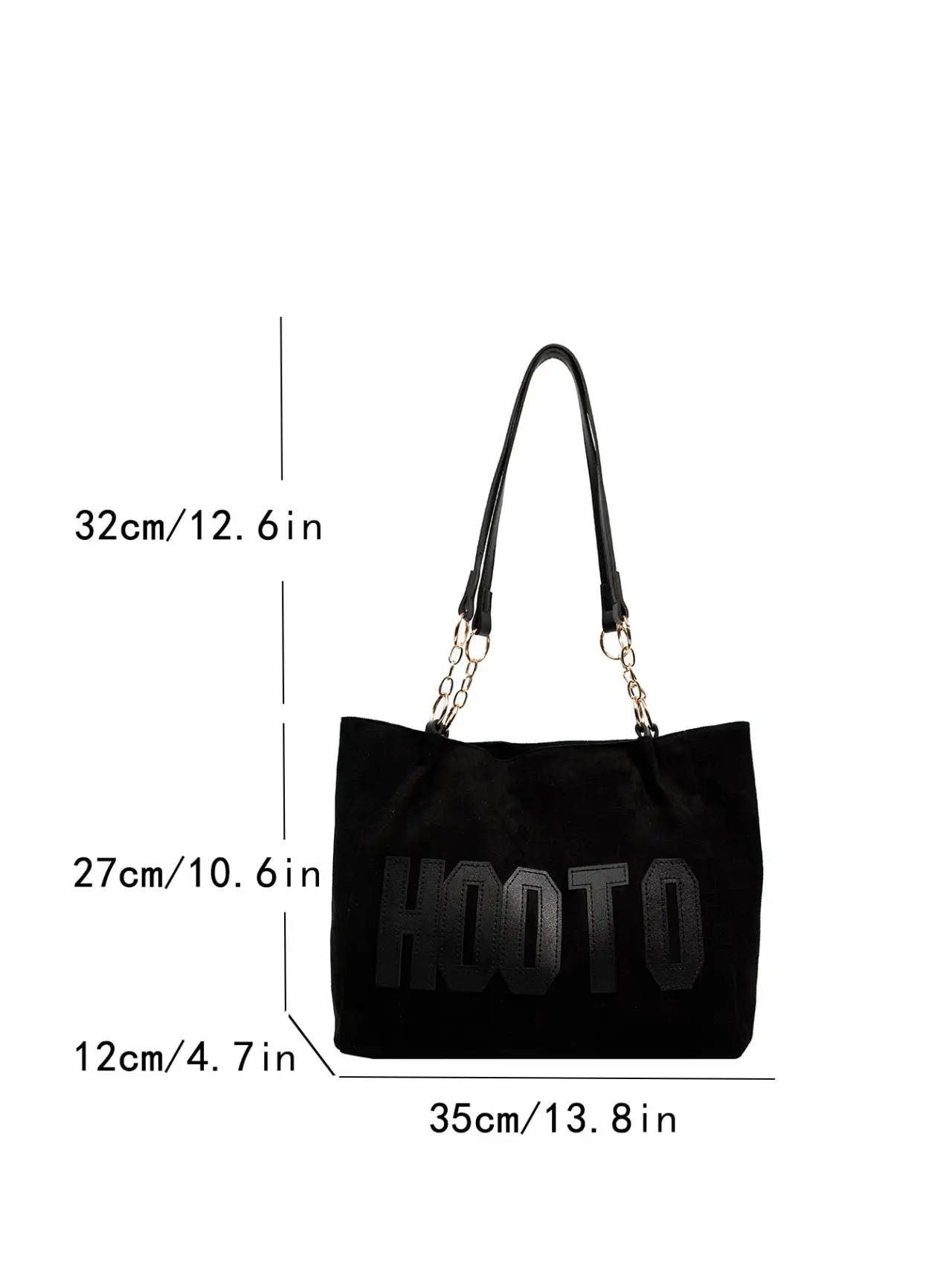 Large Capacity Korean Style Letter Shoulder Bag for Women - Image 7